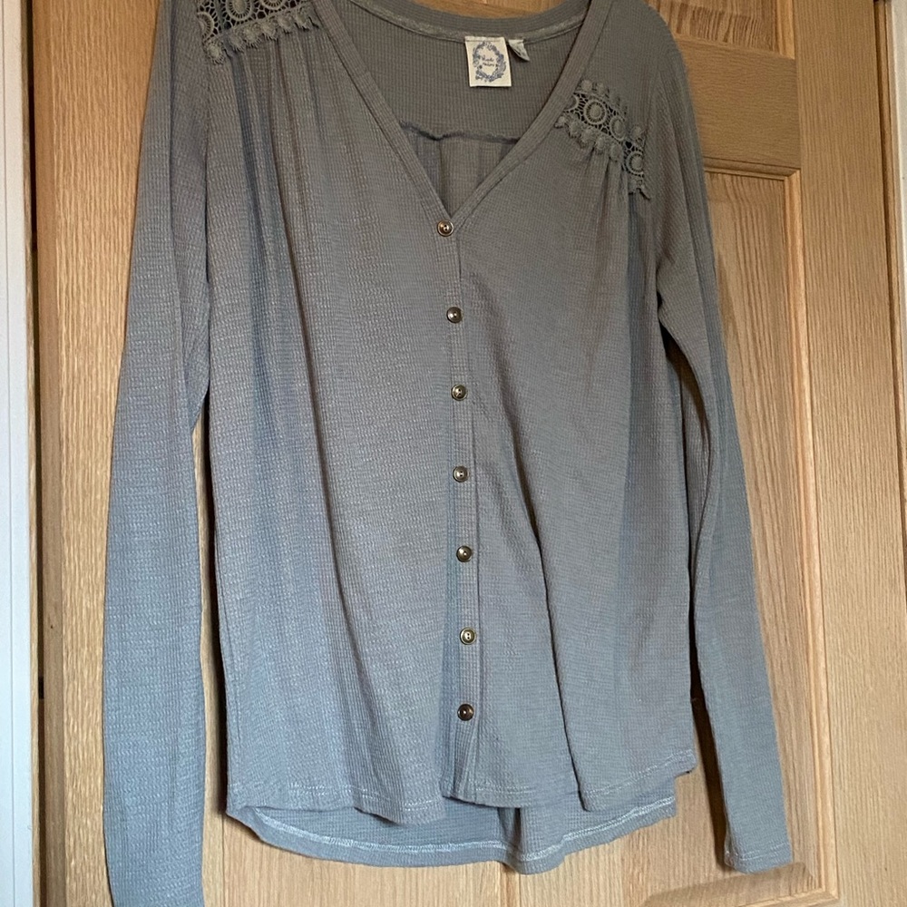 Grey Long sleeve top